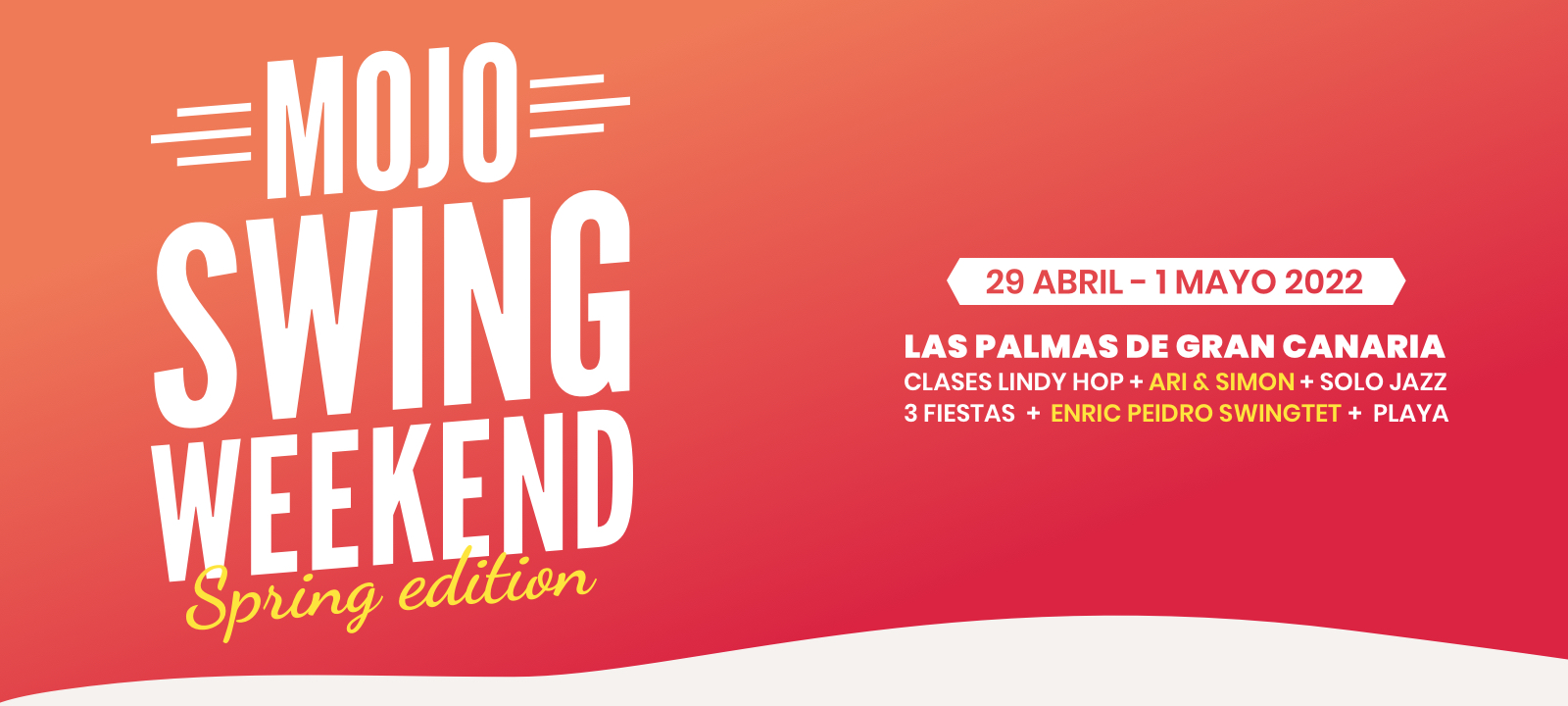 Mojo Swing Weekend se celebrará del 29 de abril al 1 de mayo en Las Palmas de Gran Canaria, España